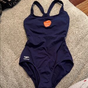 Speedo Women's Deep Blue One Piece Swimsuit
